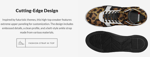 Fashion Strap High Tops: Levito