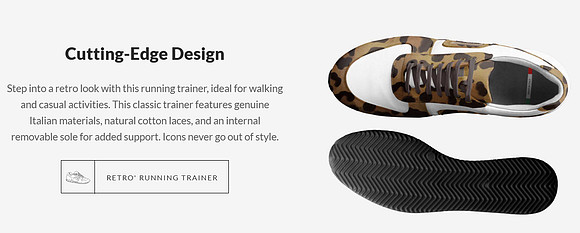 Retro Running Trainers" Levito