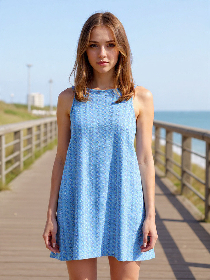 The Reflective Rainbow: A-Line Dress