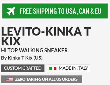 High Top Walking Sneakers: Levito