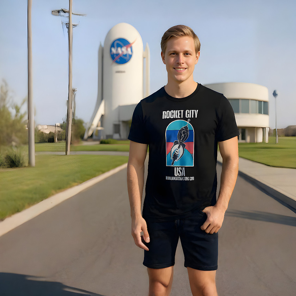 Rocket City USA: Bella+Canvas Tri-blend T-Shirt