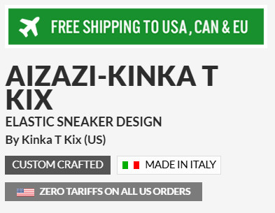 Elastic Strap Sneakers Shoes: Aizazi