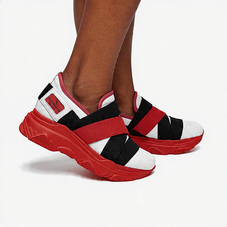 Elastic Strap Sneakers Shoes: Aizazi