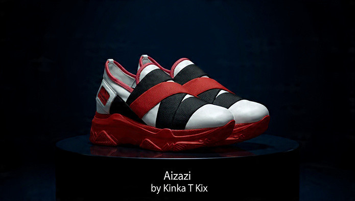 Elastic Strap Sneakers Shoes: Aizazi