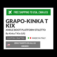 Ankle Boot Platform Stiletto Heels: Grapo