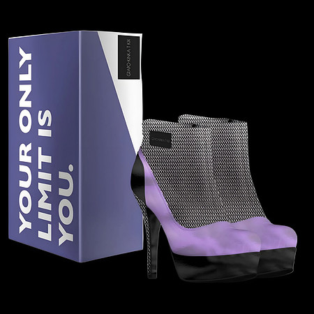 Ankle Boot Platform Stiletto Heels: Grapo