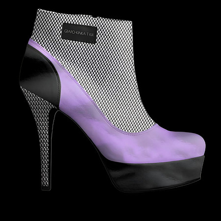 Ankle Boot Platform Stiletto Heels: Grapo