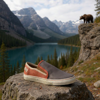 Traditional Slip-On Sneakers: B3AR