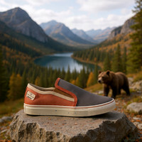Traditional Slip-On Sneakers: B3AR