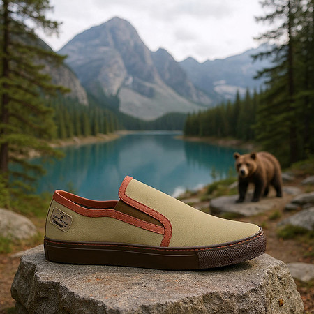 Traditional Slip On Sneakers: B3AR