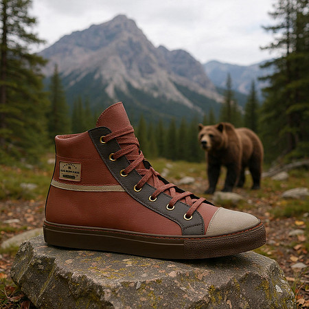 Classic High Top Sneakers: B3AR Redskin