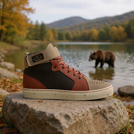 Basketball High Tops With Straps: B3AR