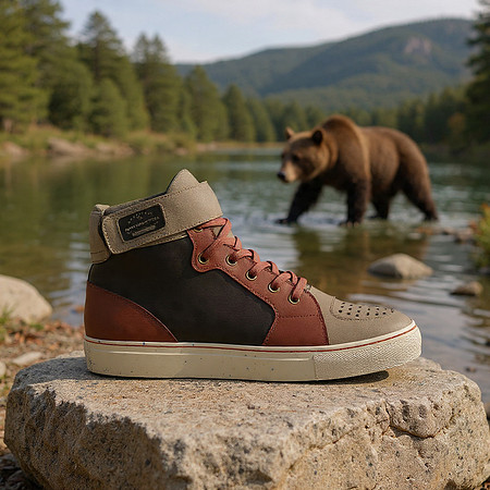 Basketball High Tops With Straps: B3AR