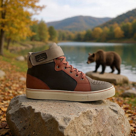 Basketball High Tops With Straps: B3AR