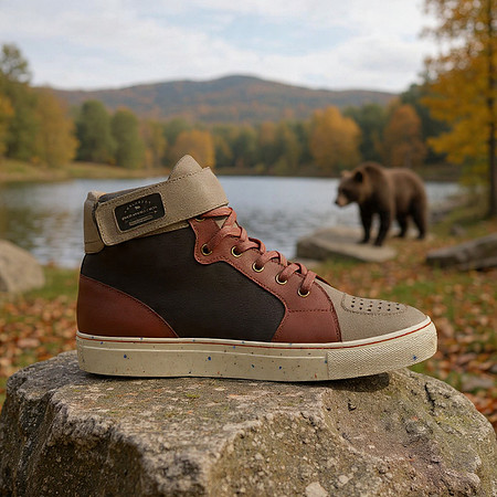 Basketball High Tops With Straps: B3AR