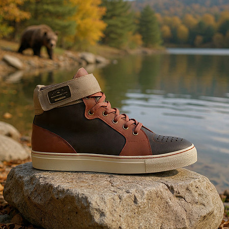 Basketball High Tops With Straps: B3AR