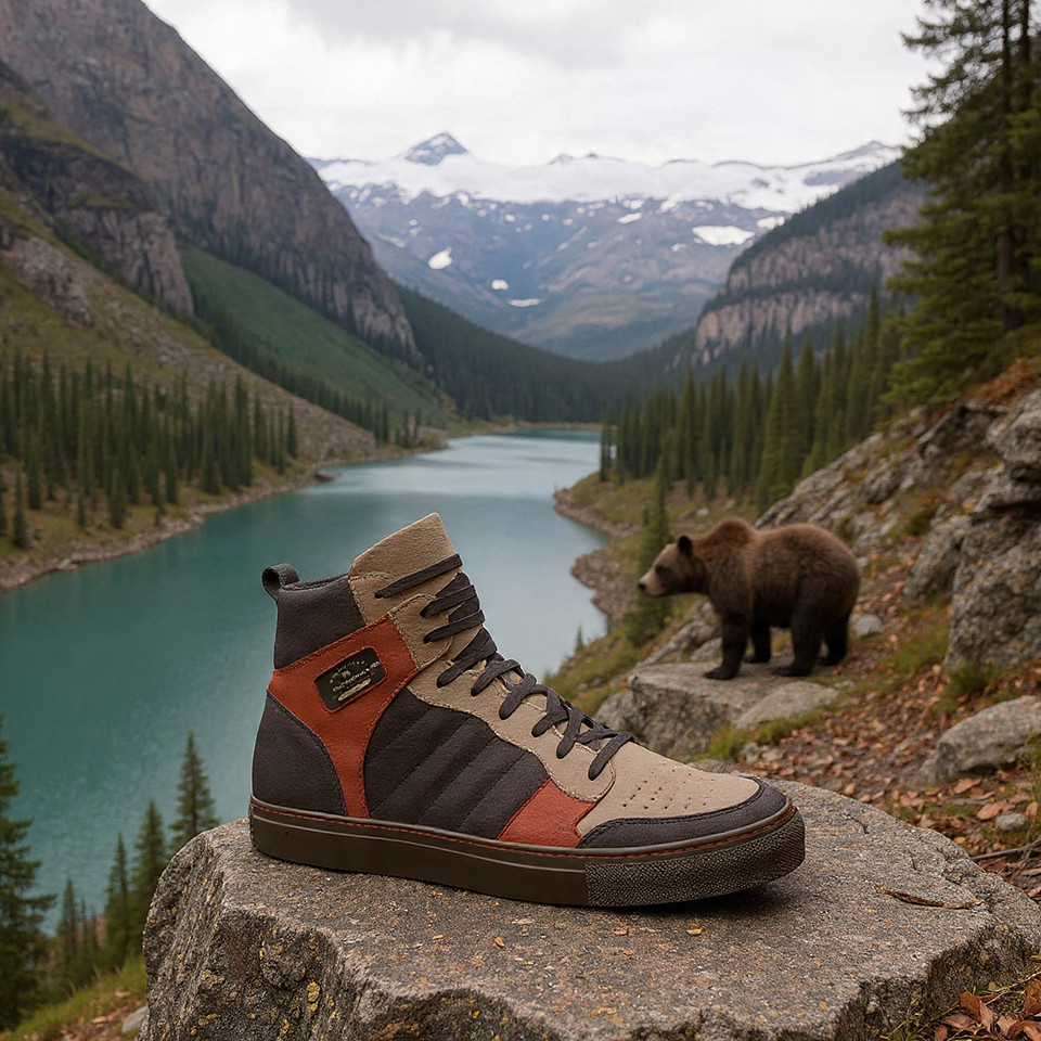 Retro Basketball High Tops: B3AR