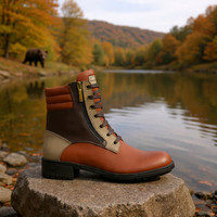 Zip Military Boots: B3AR Tobacco