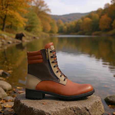 Zip Military Boots: B3AR Tobacco