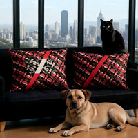 Brush Polyester Accent Pillow: Case