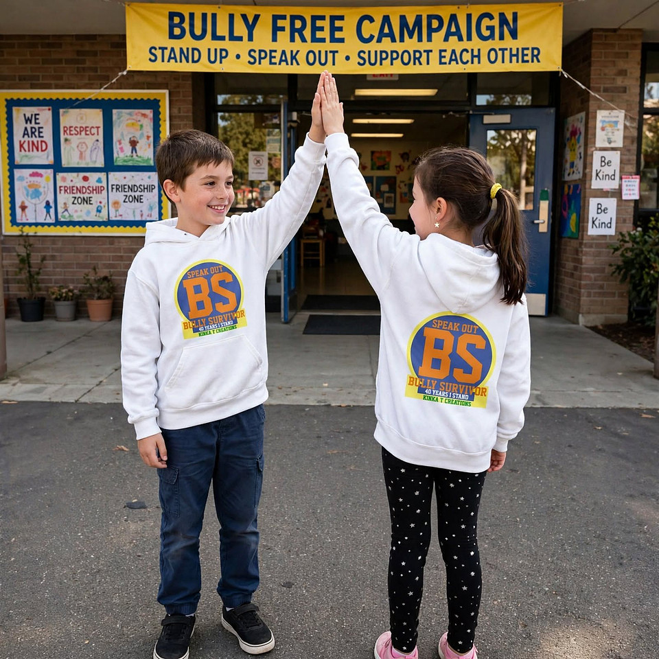 Bullying Survivor: Kids Pullover Hoodie