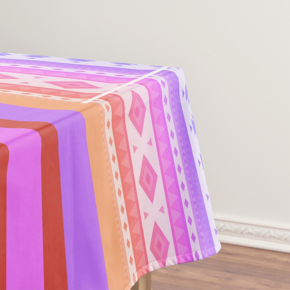 ($95.70 52X70 - $120 60X84 - $131 60X104) Tablecloth: Dusk Dancer