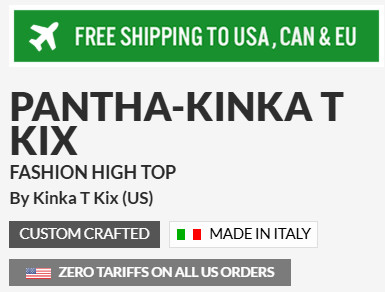 ($229) Fashion High Top Sneakers: Pantha