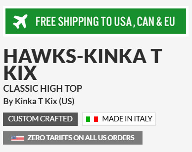 Classic High Top Shoes: Hawks