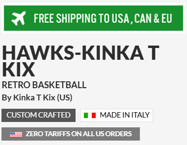 Retro Basketball High Top Shoes (Red): Hawks