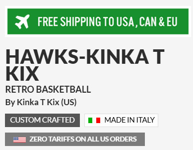 Retro Basketball High Top Shoes (White): Hawks