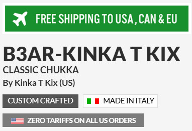 ($209) Classic Chukkas: B3AR