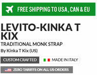 Traditional Monk Strap Shoes: Levito