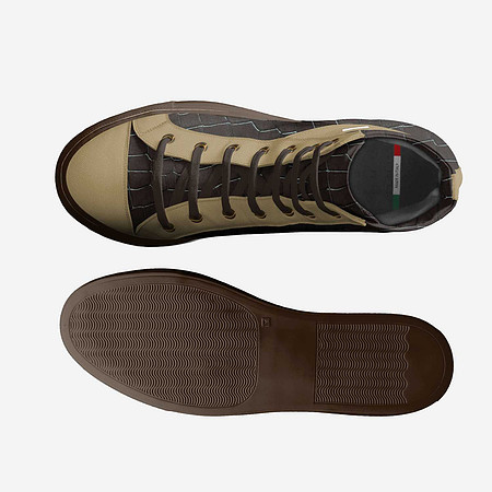 Classic High Top Shoes (Tan): KROX