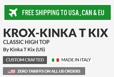 Classic High Top Shoes (Black): KROX