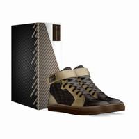 Basketball High Tops With Straps: KROX Tan