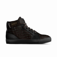 Basketball High Tops With Straps (Black): KROX