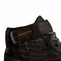 Basketball High Tops With Straps (Black): KROX