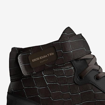 Basketball High Tops With Straps (Black): KROX
