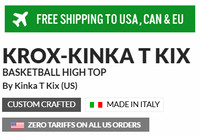 Basketball High Tops With Straps (Black): KROX