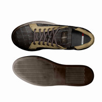 Tennis Low Top Shoes (Tan): KROX