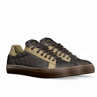 Tennis Low Top Shoes (Tan): KROX