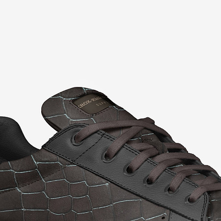 Tennis Low Top Sneakers: KROX Black
