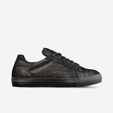 Tennis Low Top Sneakers: KROX Black