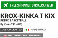 Retro Basketball High Tops (Tan): KROX