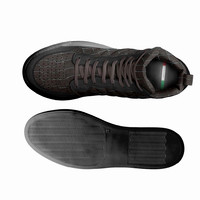Retro Basketball High Top (Black): KROX