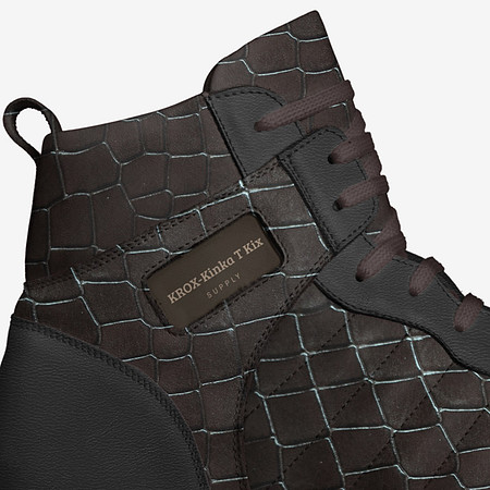 Retro Basketball High Top (Black): KROX
