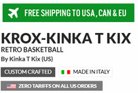 Retro Basketball High Top (Black): KROX