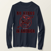 Basic Long Sleeve T-Shirt: No Kings DYM