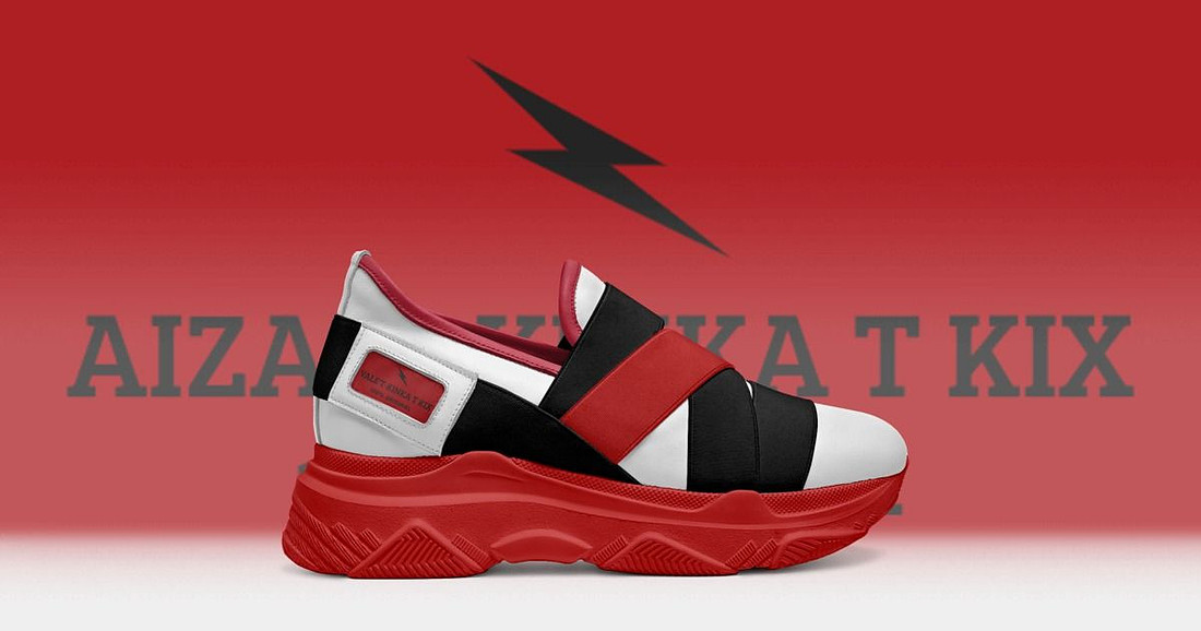 Elastic Strap Sneakers Shoes: Aizazi