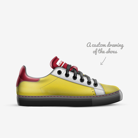 Tennis Low Top Shoes (Black): Rilla